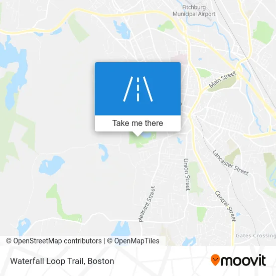 Waterfall Loop Trail map