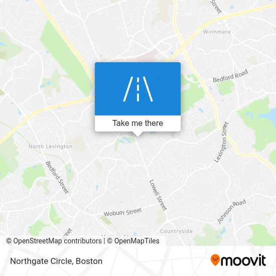 Northgate Circle map