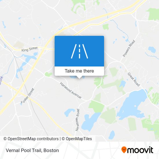 Mapa de Vernal Pool Trail