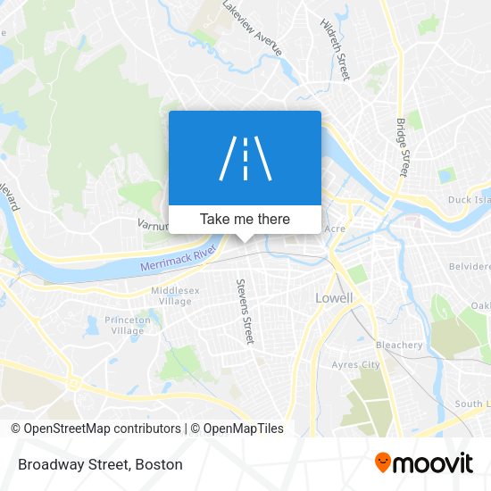 Mapa de Broadway Street