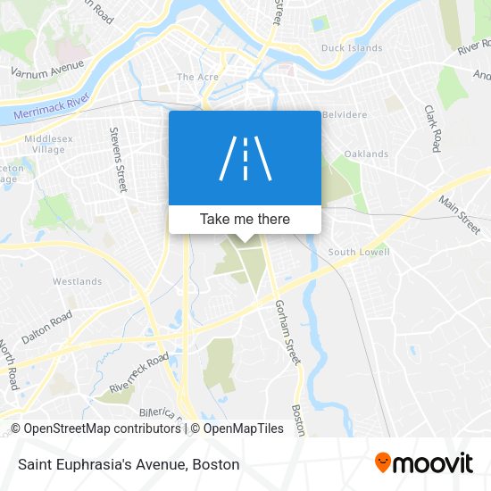 Saint Euphrasia's Avenue map