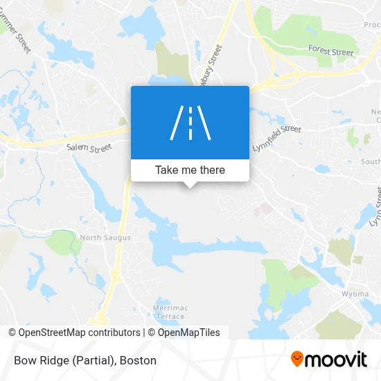 Bow Ridge (Partial) map