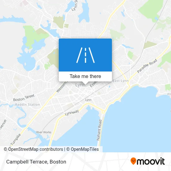 Campbell Terrace map