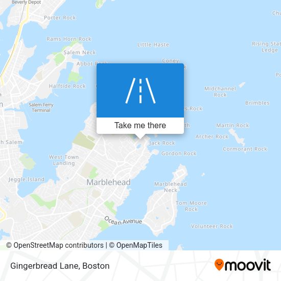 Mapa de Gingerbread Lane