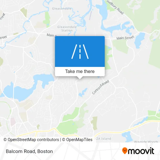 Balcom Road map