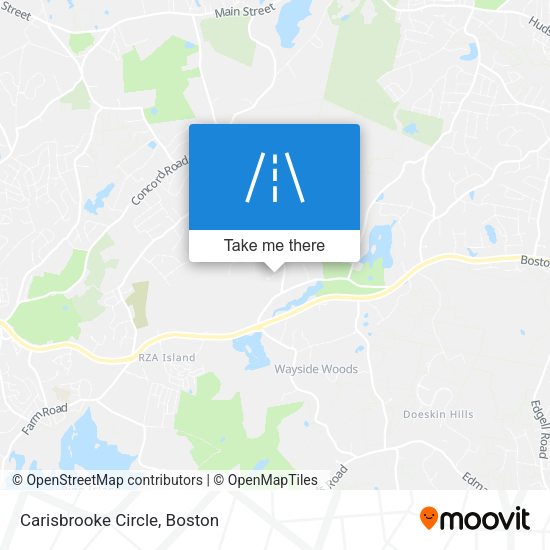 Mapa de Carisbrooke Circle