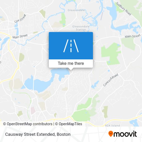 Causway Street Extended map