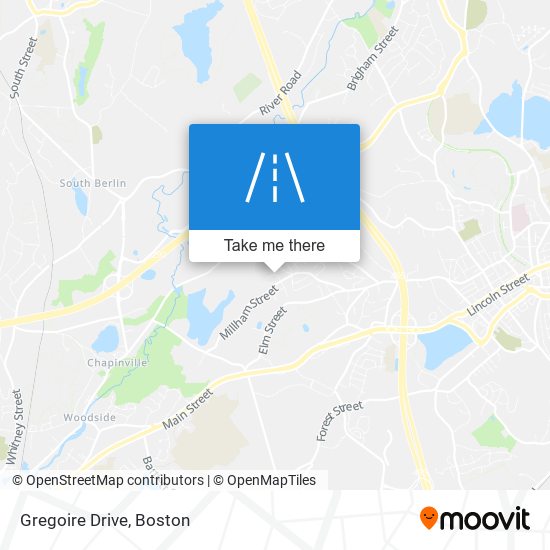 Gregoire Drive map