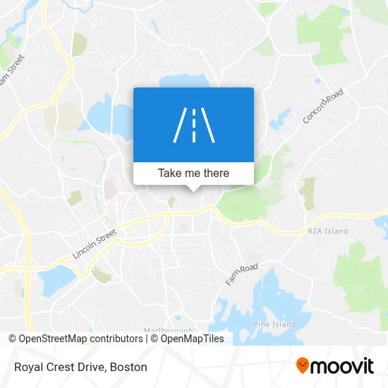 Royal Crest Drive map