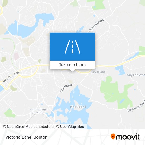 Mapa de Victoria Lane