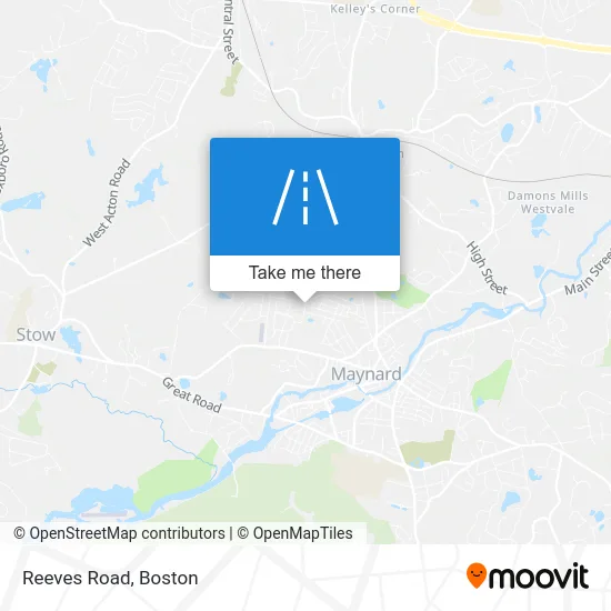 Reeves Road map