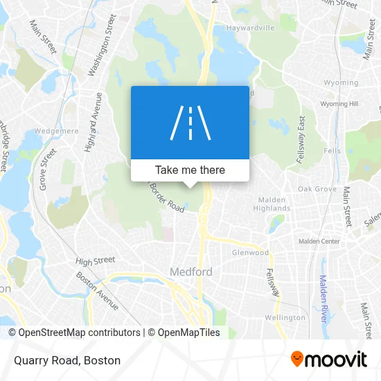 Quarry Road map