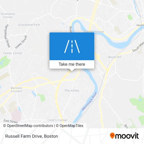 Russell Farm Drive map