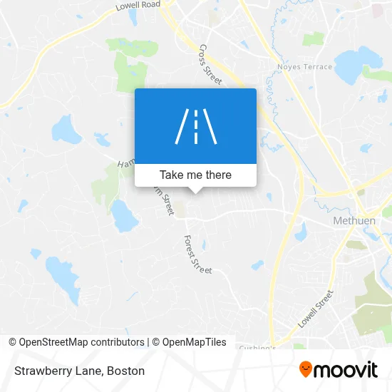 Strawberry Lane map