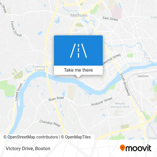 Victory Drive map