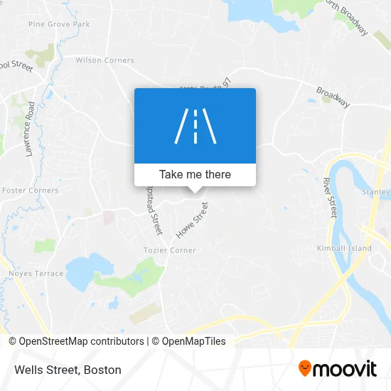 Wells Street map