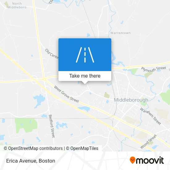 Erica Avenue map