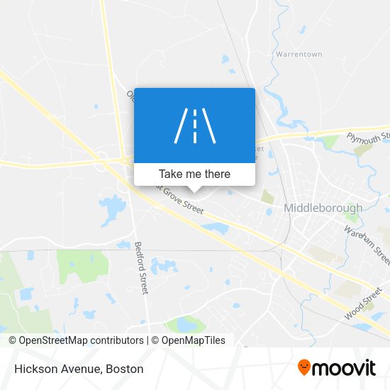 Mapa de Hickson Avenue