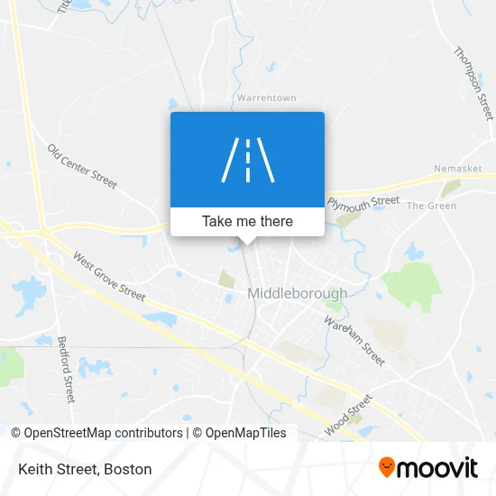 Keith Street map