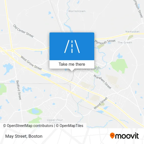 May Street map