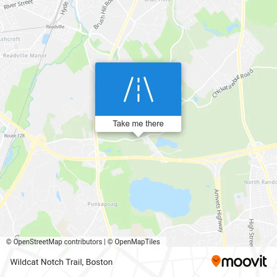 Wildcat Notch Trail map