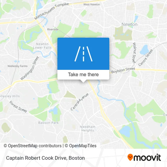 Captain Robert Cook Drive map