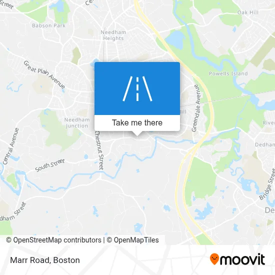 Marr Road map
