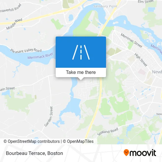 Bourbeau Terrace map