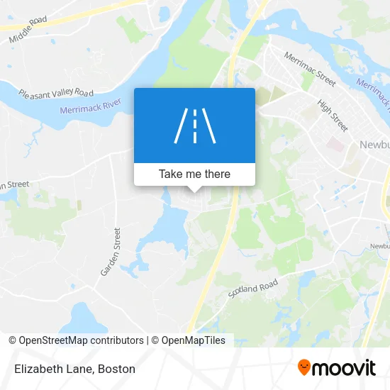 Elizabeth Lane map