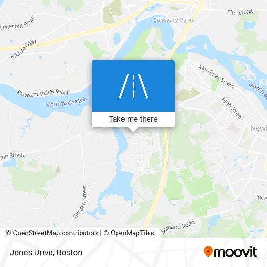 Jones Drive map