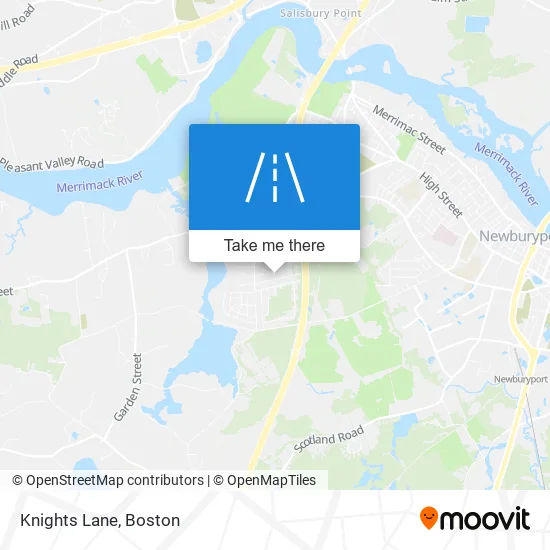 Knights Lane map