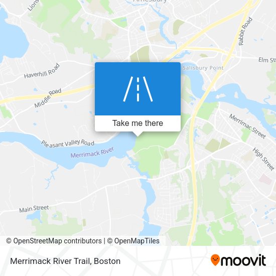 Mapa de Merrimack River Trail