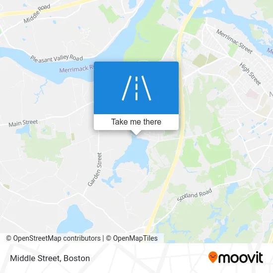 Middle Street map