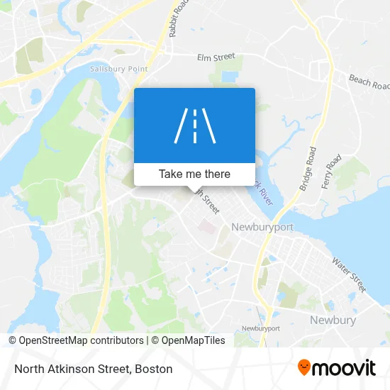 North Atkinson Street map