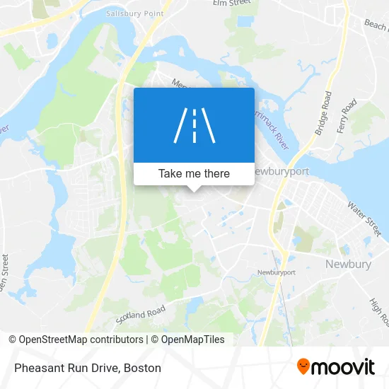 Pheasant Run Drive map