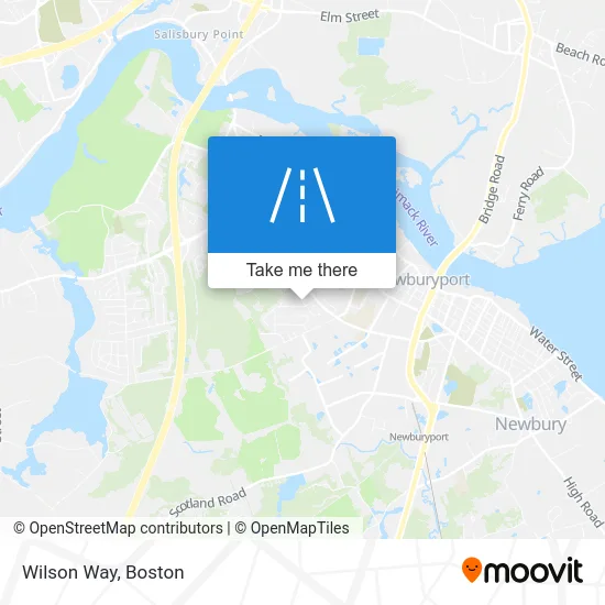 Wilson Way map