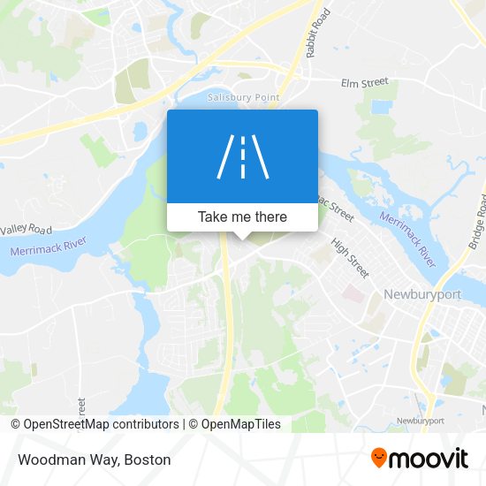 Woodman Way map