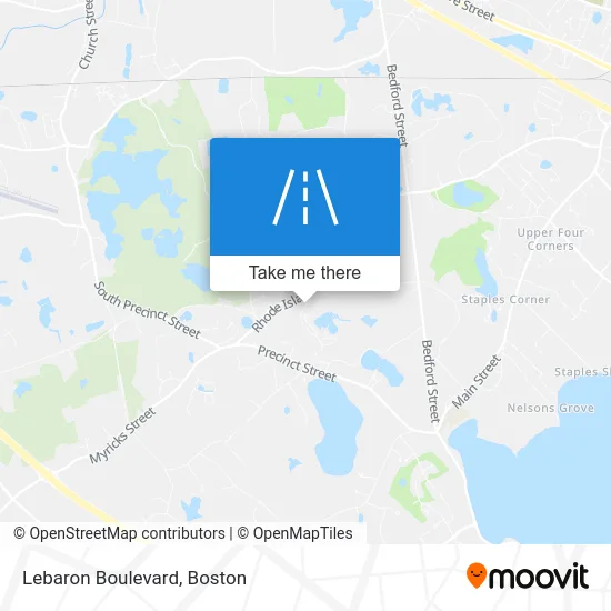 Lebaron Boulevard map