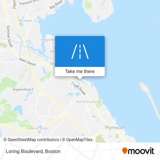 Loring Boulevard map