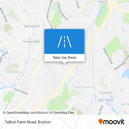 Talbot Farm Road map