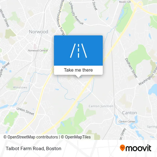 Talbot Farm Road map