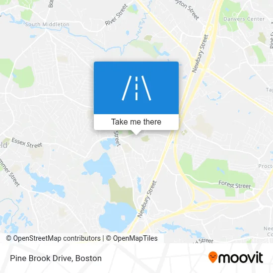 Pine Brook Drive map
