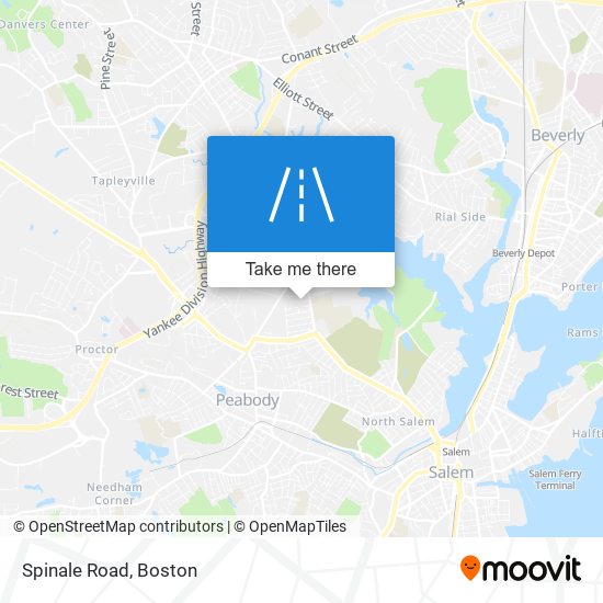 Mapa de Spinale Road