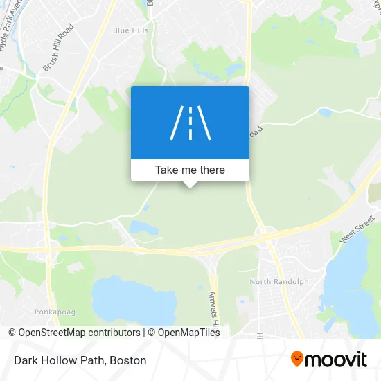 Dark Hollow Path map