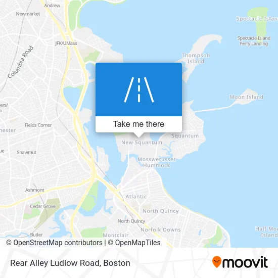 Rear Alley Ludlow Road map