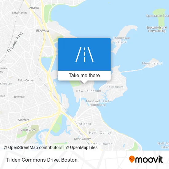 Tilden Commons Drive map