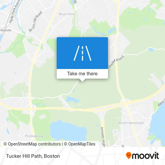 Tucker Hill Path map