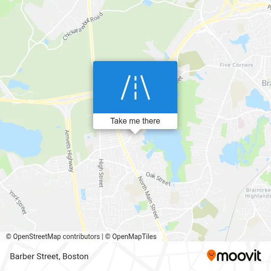 Barber Street map