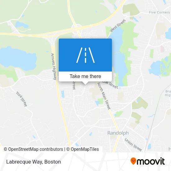 Labrecque Way map