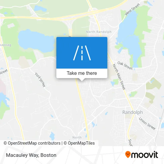 Macauley Way map